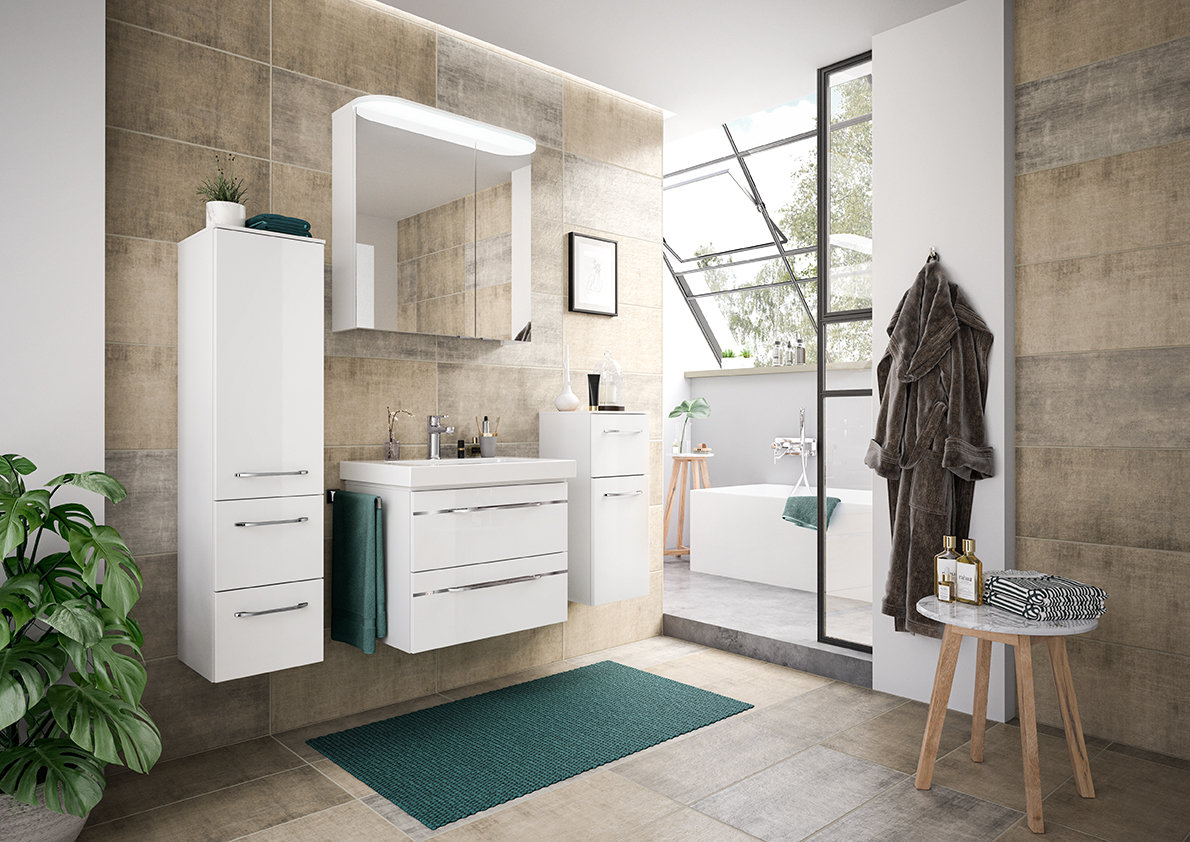 Balto - Bathroom furniture assembled - Bathroom furniture - Brands  furniture by Pelipal | Spiegelschränke
