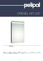 catalog illustration Spiegel mit LED inkl. Touchsensor