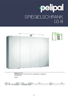 catalog illustration Mirror cabinet 03-III