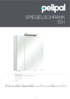 catalog illustration Mirror cabinet 53