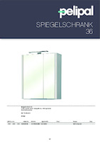  catalog illustration Mirror cabinet 36