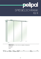 catalog illustration Mirror cabinet 62