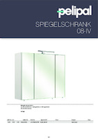 catalog illustration Mirror cabinet 08