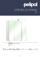  catalog illustration Mirror cabinet 17